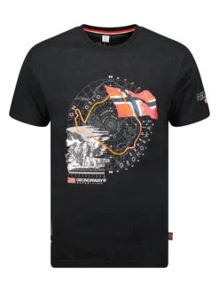 GEOGRAPHICAL NORWAY Shirt "J-Picture" Zwart