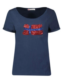 GEOGRAPHICAL NORWAY Shirt "Jarbara" Donkerblauw