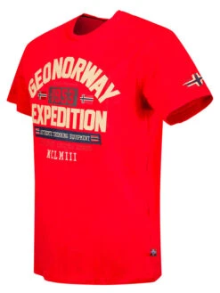 GEOGRAPHICAL NORWAY Shirt "Jermanito" Rood -Gstar Kleding Winkel geographical norway shirt jermanito rood 1