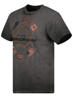 GEOGRAPHICAL NORWAY Shirt "Jirkel" Antraciet -Gstar Kleding Winkel geographical norway shirt jirkel antraciet 2