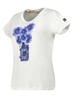 GEOGRAPHICAL NORWAY Shirt "Jocia" Wit/blauw -Gstar Kleding Winkel geographical norway shirt jocia wit blauw 1