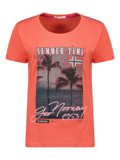 GEOGRAPHICAL NORWAY Shirt "Jorgina" Koraalrood