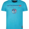 GEOGRAPHICAL NORWAY Shirt "Jvick" Turquoise -Gstar Kleding Winkel geographical norway shirt jvick turquoise