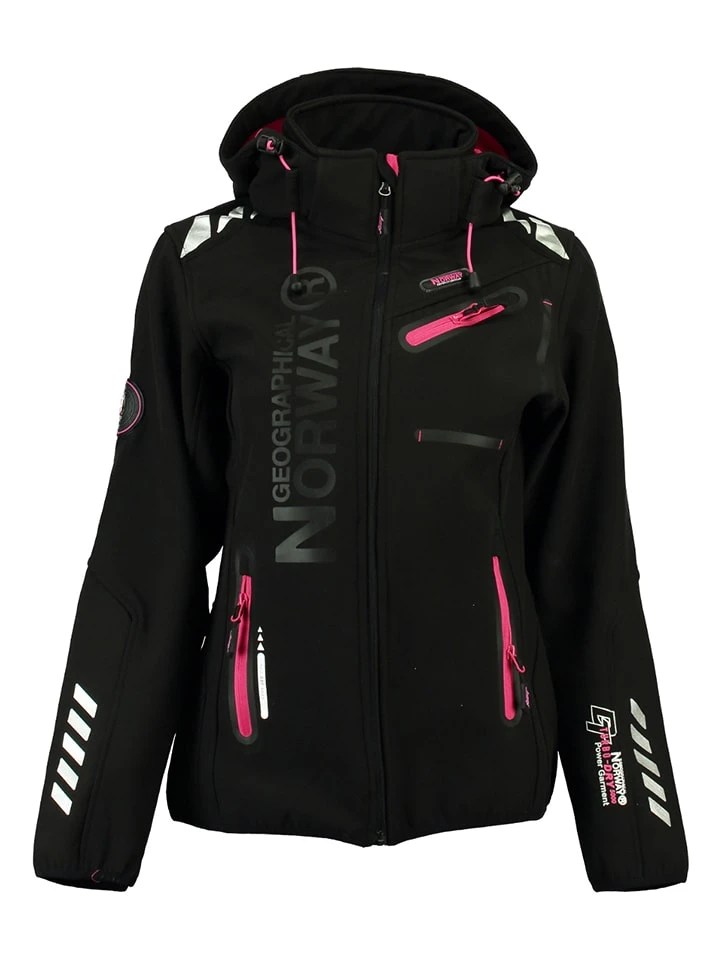 GEOGRAPHICAL NORWAY Softshelljas "Reveuse" Zwart 3 GEOGRAPHICAL NORWAY Softshelljas "Reveuse" Zwart