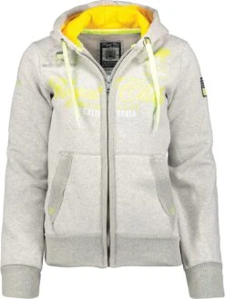 GEOGRAPHICAL NORWAY Sweatvest "Fanille" Grijs