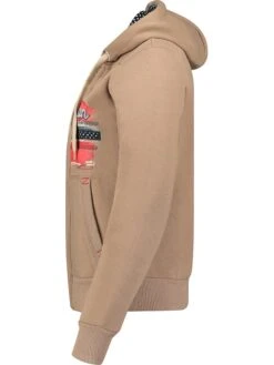 GEOGRAPHICAL NORWAY Sweatvest "Farlotte" Beige -Gstar Kleding Winkel geographical norway sweatvest farlotte beige 2