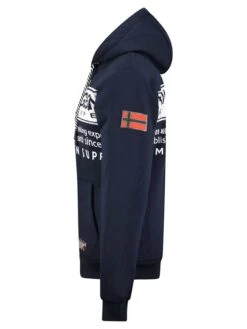 GEOGRAPHICAL NORWAY Sweatvest "Fernando" Donkerblauw -Gstar Kleding Winkel geographical norway sweatvest fernando donkerblauw 4