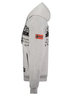 GEOGRAPHICAL NORWAY Sweatvest "Fernando" Grijs -Gstar Kleding Winkel geographical norway sweatvest fernando grijs 4