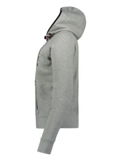 GEOGRAPHICAL NORWAY Sweatvest "Fiona" Grijs -Gstar Kleding Winkel geographical norway sweatvest fiona grijs 3