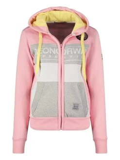 GEOGRAPHICAL NORWAY Sweatvest "Gweny" Lichtroze