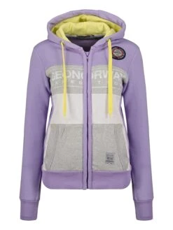 GEOGRAPHICAL NORWAY Sweatvest "Gweny" Paars