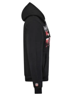 GEOGRAPHICAL NORWAY Sweatvest "Gyan" Zwart -Gstar Kleding Winkel geographical norway sweatvest gyan zwart 3