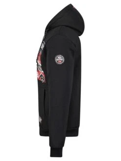 GEOGRAPHICAL NORWAY Sweatvest "Gyan" Zwart -Gstar Kleding Winkel geographical norway sweatvest gyan zwart 4