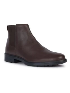 Geox Chelseaboots "Kapsian" Bruin -Gstar Kleding Winkel geox chelseaboots kapsian bruin 1