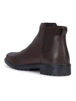 Geox Chelseaboots "Kapsian" Bruin -Gstar Kleding Winkel geox chelseaboots kapsian bruin 2