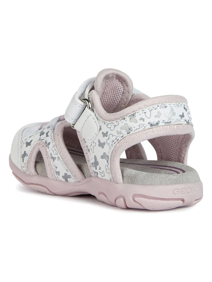 Geox Enkelsandalen "Flaffee" Wit/zilverkleurig 5 Geox Enkelsandalen "Flaffee" Wit/zilverkleurig - Afbeelding 3