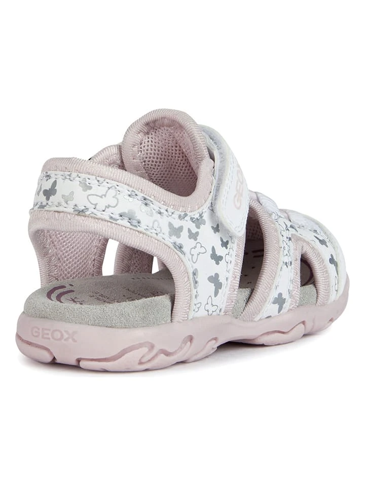 Geox Enkelsandalen "Flaffee" Wit/zilverkleurig 6 Geox Enkelsandalen "Flaffee" Wit/zilverkleurig - Afbeelding 4