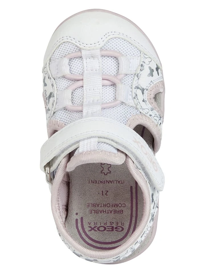 Geox Enkelsandalen "Flaffee" Wit/zilverkleurig 7 Geox Enkelsandalen "Flaffee" Wit/zilverkleurig - Afbeelding 5