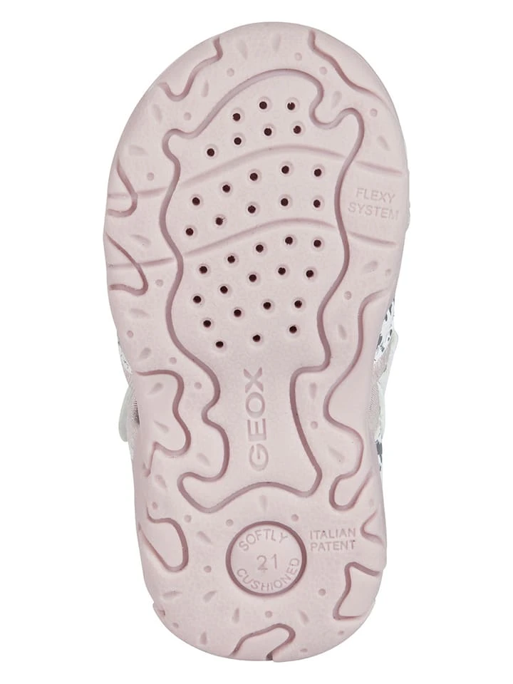 Geox Enkelsandalen "Flaffee" Wit/zilverkleurig 8 Geox Enkelsandalen "Flaffee" Wit/zilverkleurig - Afbeelding 6