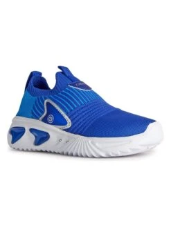 Geox Instappers "Assister" Blauw -Gstar Kleding Winkel geox instappers assister blauw 2