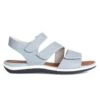 Geox Leren Sandalen "Sandalvega" Lichtblauw -Gstar Kleding Winkel geox leren sandalen sandalvega lichtblauw