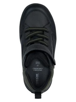 Geox Leren Sneakers "Arzach" Zwart -Gstar Kleding Winkel geox leren sneakers arzach zwart 2