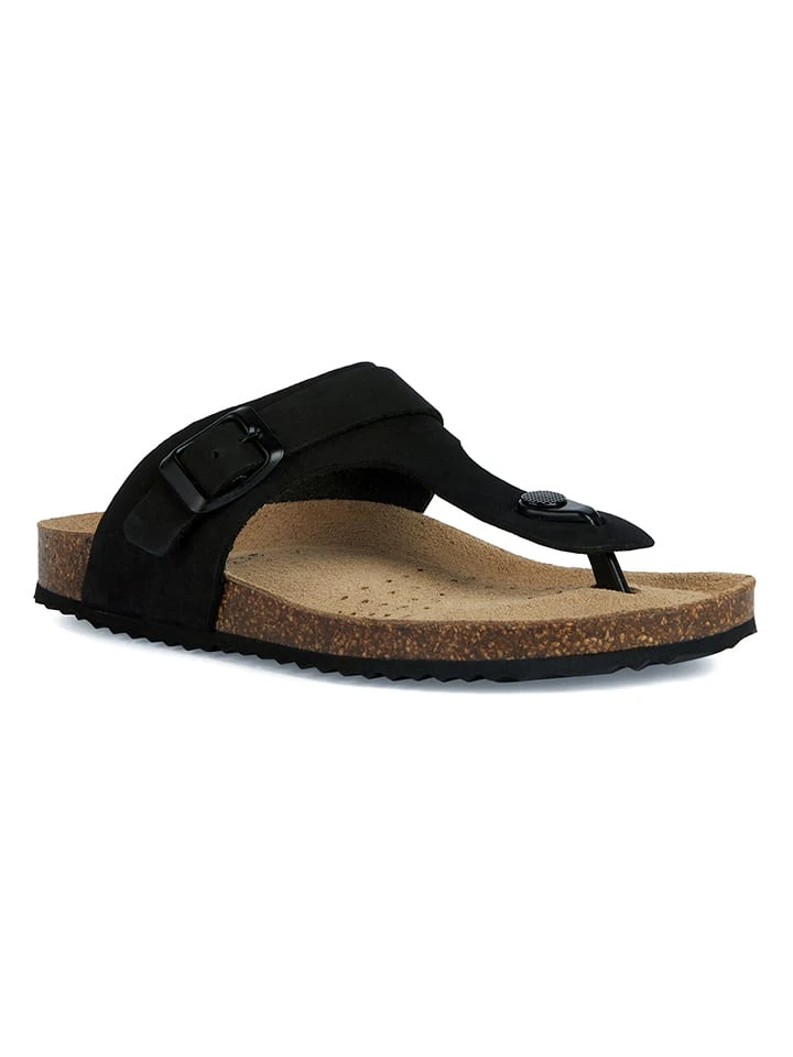 Geox Leren Teenslippers "Brionia" Bruin 4 Geox Leren Teenslippers "Brionia" Bruin - Afbeelding 2