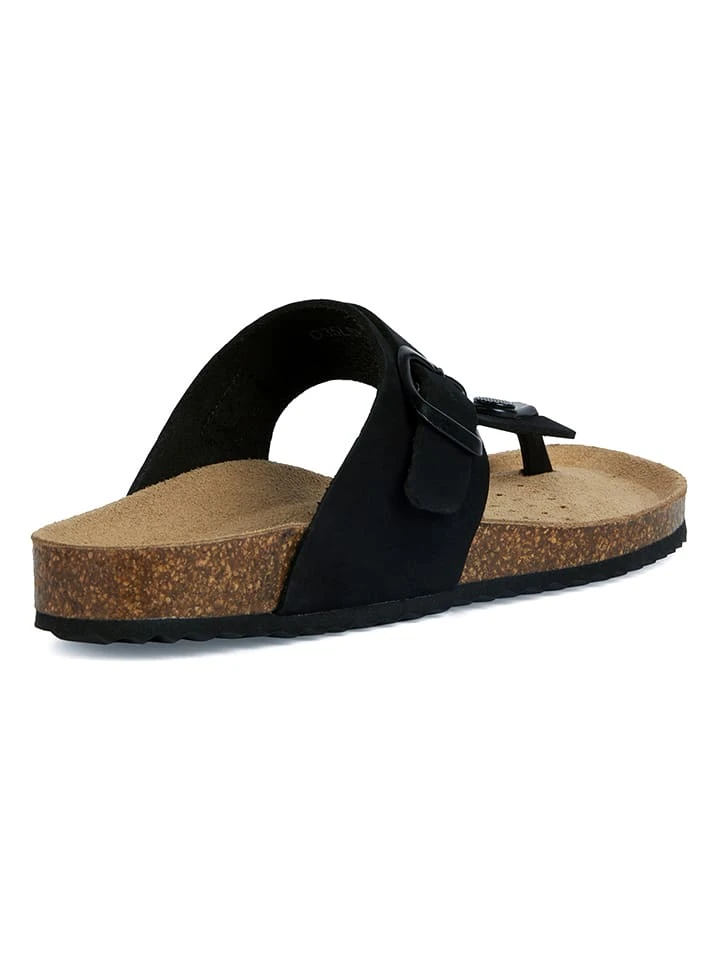 Geox Leren Teenslippers "Brionia" Bruin 6 Geox Leren Teenslippers "Brionia" Bruin - Afbeelding 4