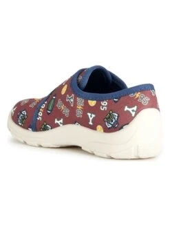 Geox Pantoffels "Nymel" Rood/meerkleurig -Gstar Kleding Winkel geox pantoffels nymel rood meerkleurig 2