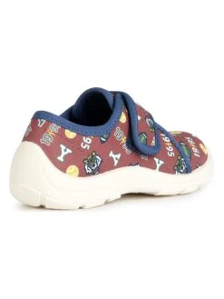 Geox Pantoffels "Nymel" Rood/meerkleurig -Gstar Kleding Winkel geox pantoffels nymel rood meerkleurig 3