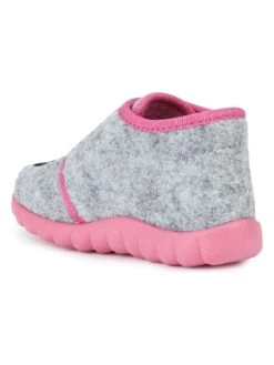 Geox Pantoffels "Zyzie" Grijs/roze -Gstar Kleding Winkel geox pantoffels zyzie grijs roze 2