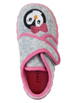 Geox Pantoffels "Zyzie" Grijs/roze -Gstar Kleding Winkel geox pantoffels zyzie grijs roze 4