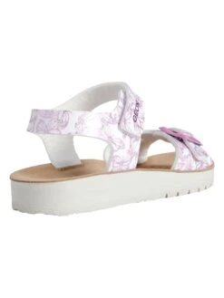 Geox Sandalen "Costarei" Paars/wit -Gstar Kleding Winkel geox sandalen costarei paars wit 3