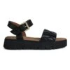 Geox Sandalen "Dandra" Zwart -Gstar Kleding Winkel geox sandalen dandra zwart