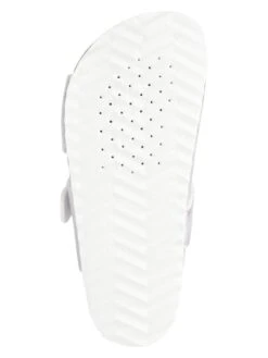 Geox Slippers "Adriel" Zilverkleurig -Gstar Kleding Winkel geox slippers adriel zilverkleurig 5