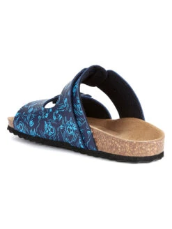 Geox Slippers "Ghita" Blauw -Gstar Kleding Winkel geox slippers ghita blauw 2