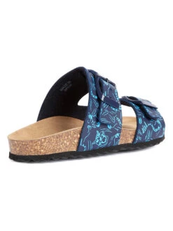 Geox Slippers "Ghita" Blauw -Gstar Kleding Winkel geox slippers ghita blauw 3