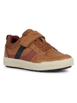 Geox Sneakers "Arzach" Lichtbruin -Gstar Kleding Winkel geox sneakers arzach lichtbruin 1