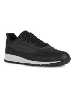 Geox Sneakers "Delray" Zwart/antraciet -Gstar Kleding Winkel geox sneakers delray zwart antraciet 1