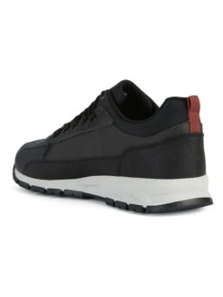 Geox Sneakers "Delray" Zwart/antraciet -Gstar Kleding Winkel geox sneakers delray zwart antraciet 2