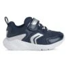Geox Sneakers "Sprintye" Donkerblauw/zilverkleurig -Gstar Kleding Winkel geox sneakers sprintye donkerblauw zilverkleurig