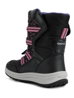 Geox Winterboots "Roby" Zwart -Gstar Kleding Winkel geox winterboots roby zwart 2