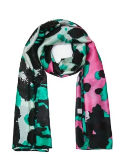 Sjaal Groen/zwart/roze - (L)187 X (B)83 Cm -Gstar Kleding Winkel gerard pasquier sjaal groen zwart roze l 187 x b 83 cm 1