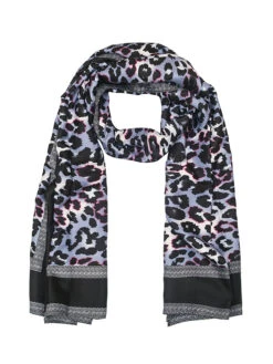 Sjaal Zwart/grijs/blauw - (L)180 X (B)90 Cm -Gstar Kleding Winkel gerard pasquier sjaal zwart grijs blauw l 180 x b 90 cm 1