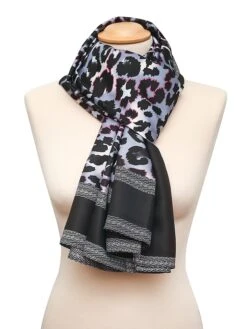 Sjaal Zwart/grijs/blauw - (L)180 X (B)90 Cm -Gstar Kleding Winkel gerard pasquier sjaal zwart grijs blauw l 180 x b 90 cm 2