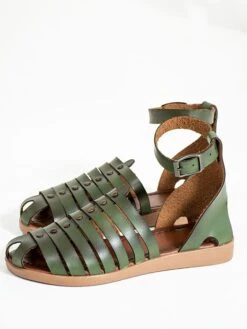Enkelsandalen Olijfgroen -Gstar Kleding Winkel gerois enkelsandalen olijfgroen 1