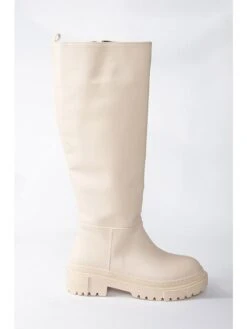 Leren Laarzen Nude -Gstar Kleding Winkel gerois leren laarzen nude 2