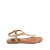 Leren Teensandalen Beige -Gstar Kleding Winkel gerois leren teensandalen beige