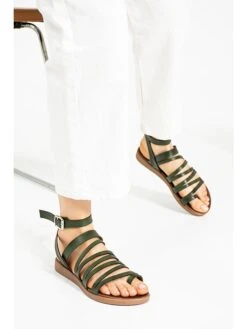 Teensandalen Olijfgroen -Gstar Kleding Winkel gerois teensandalen olijfgroen 4