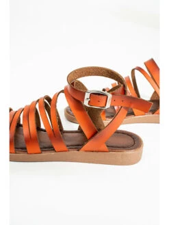 Teensandalen Oranje -Gstar Kleding Winkel gerois teensandalen oranje 1